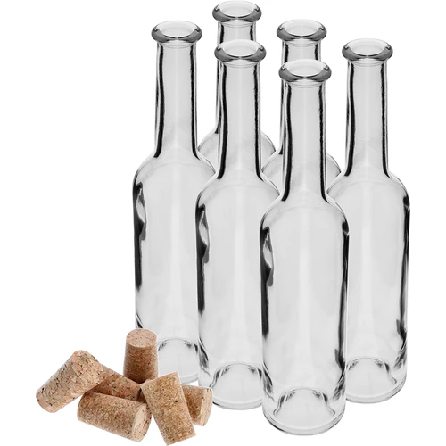 Garrafa para licor 350 ml — conjunto de 6 + 6 rolhas - 3