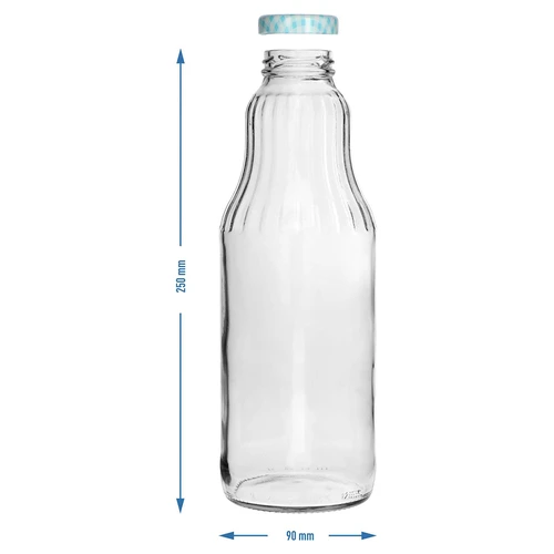 Garrafa para sumo 1 L com tampa twist-off - fi 43 - 9