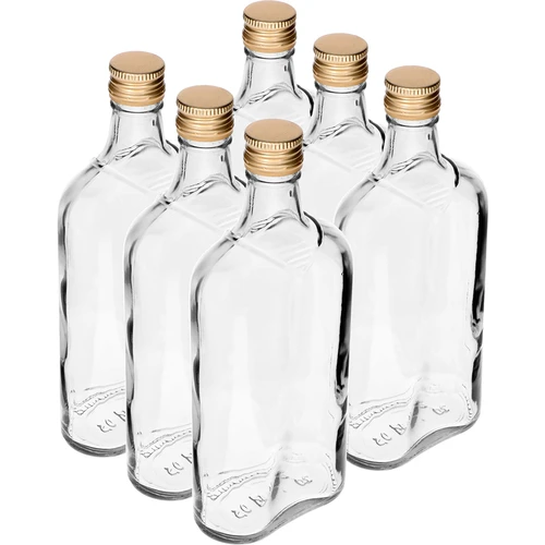 Garrafa tipo cantil 500 ml com tampa de rosca, 6 unidades - 9