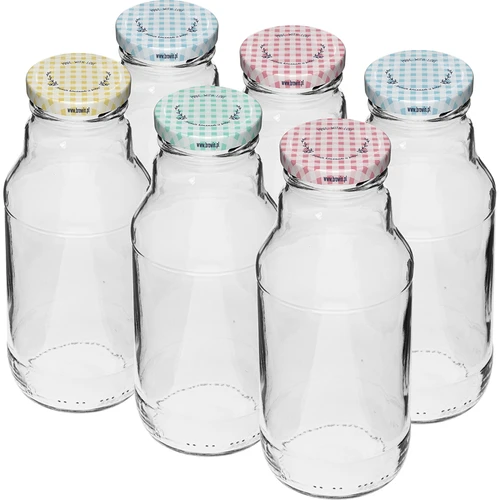 Garrafa TO para sumo 330 ml com tampa fi 43 - 6 unid.