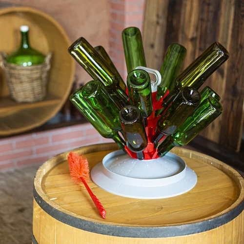 Garrafa verde-azeitona para vinho 0,75 L - embalagem de 8 unidades - 9
