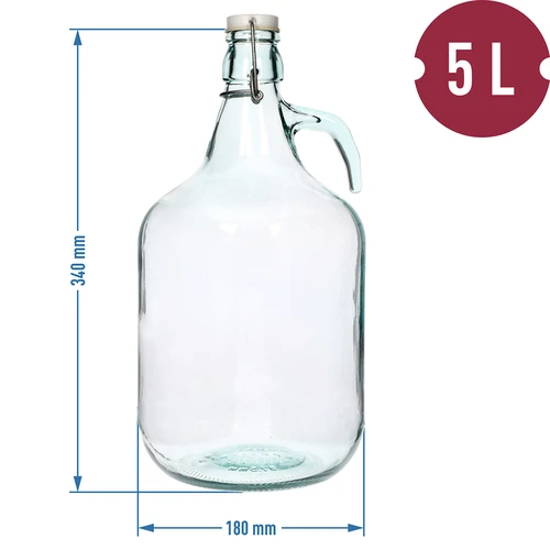 Garrafão Dama 5 L com fecho de arame - 4