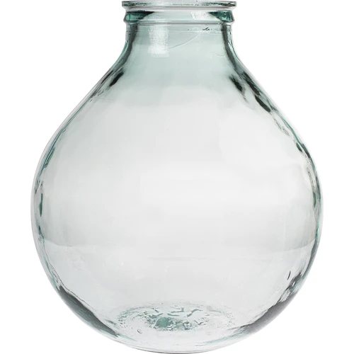 Garrafão de vidro para vinho 25 L, boca larga, com cesto plástico - 2