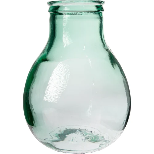 Garrafão para vinho 10 L com gargalo largo em cesto de plástico - 2