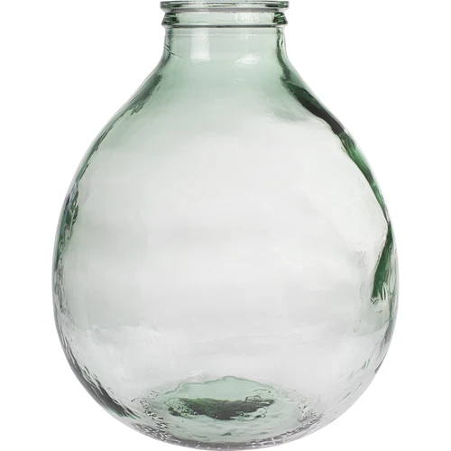 Garrafão para vinho 34 L com gargalo largo em cesto de plástico - 2