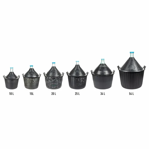 Garrafão para vinho 54 L com cesto em plástico - 3