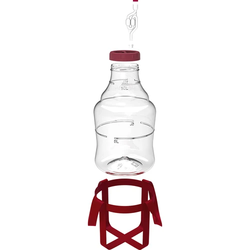 Garrafão para vinho, leve e inquebrável, com alças de transporte, 10 L - 2