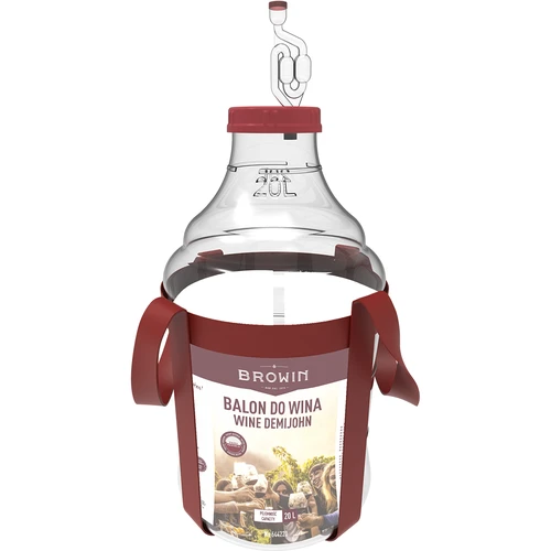 Garrafão para vinho leve, inquebrável, com arnês de transporte, 20 L - 3