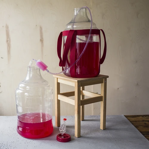 Garrafão para vinho leve, inquebrável, com arnês de transporte, 20 L - 20
