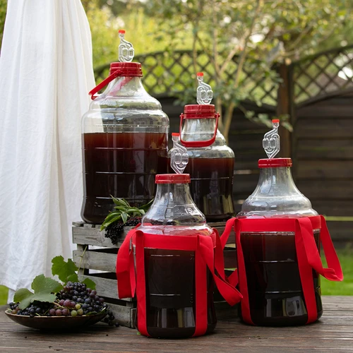Garrafão para vinho leve, inquebrável, com pega, 15 L - 11