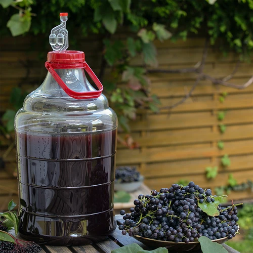 Garrafão para vinho leve, inquebrável, com pega, 15 L - 7