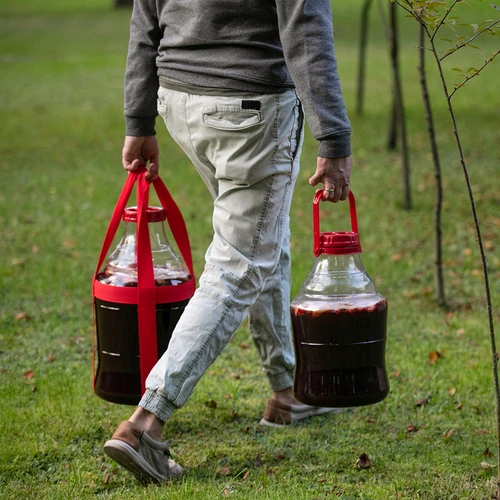 Garrafão para vinho leve, inquebrável, com pega de transporte, 25 L - 11