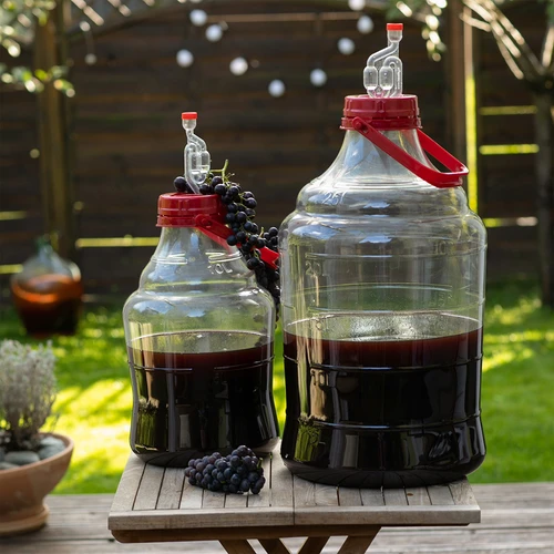 Garrafão para vinho leve, inquebrável, com pega de transporte, 25 L - 9