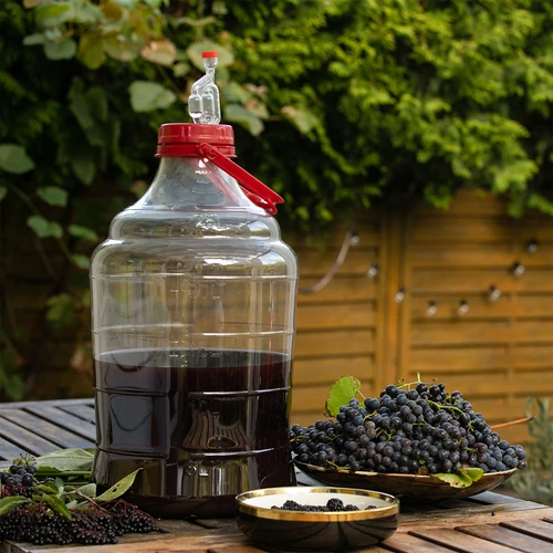 Garrafão para vinho leve, inquebrável, com pega de transporte, 25 L - 7