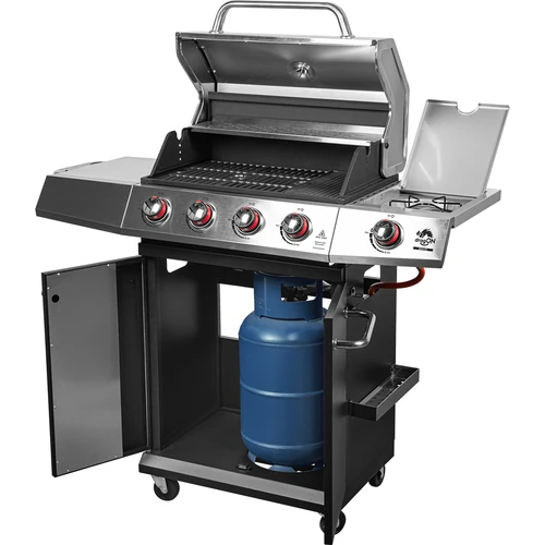Grelhador a gás dragON BBQ101, 11,7 kW, preto e prateado - 2