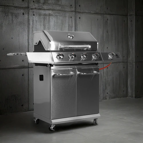 Grelhador a gás dragON BBQ201, 18,8 kW, prateado - 4