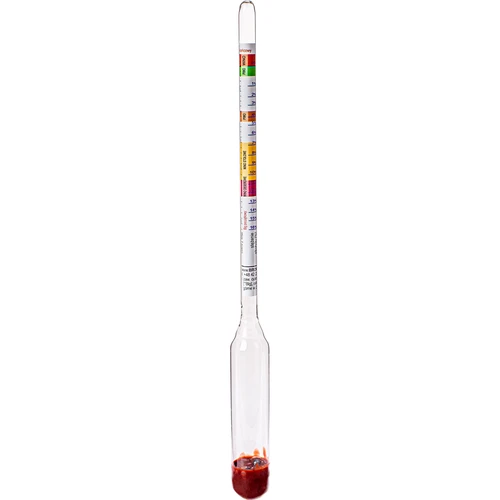 Hidrómetro multiescala para medir a concentração de açúcar e o álcool potencial - 2
