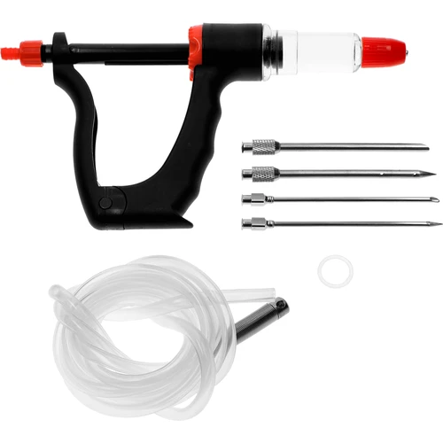 Injetor de salmoura semiautomático para charcutaria, com conjunto de agulhas e mangueira - 4