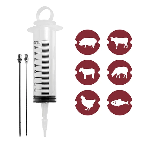 Injetor para carnes 100 ml + 2 agulhas - 9