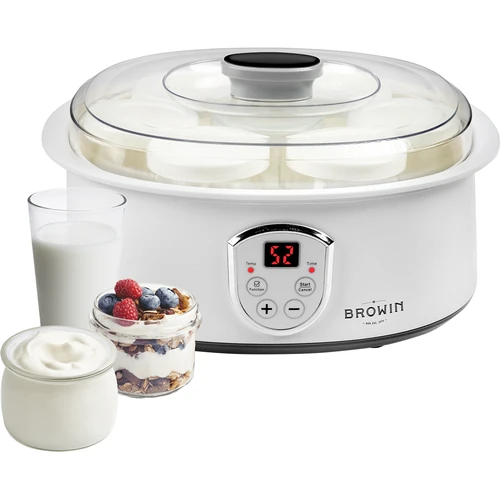 Iogurteira com termostato, 7 frascos, 1,3 L
