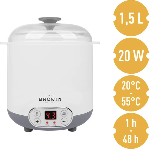 Iogurteira/Queijeira com termostato 1,5 L - 5