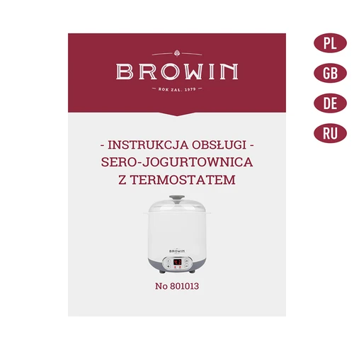 Iogurteira/Queijeira com termostato 1,5 L - 8