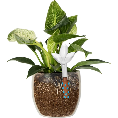 Irrigador para plantas – folha transparente com cone de cerâmica, 120 ml - 6