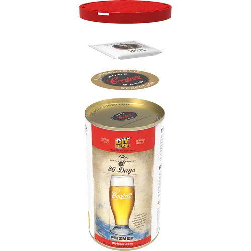 Kit de Cerveja Coopers 86 Days Pilsner - 4