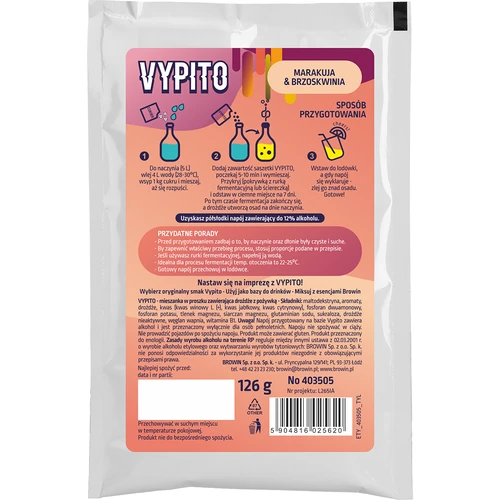 Kit de festa - Vypito Maracujá e Pêssego - 5