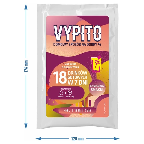 Kit de festa - Vypito Maracujá e Pêssego - 3