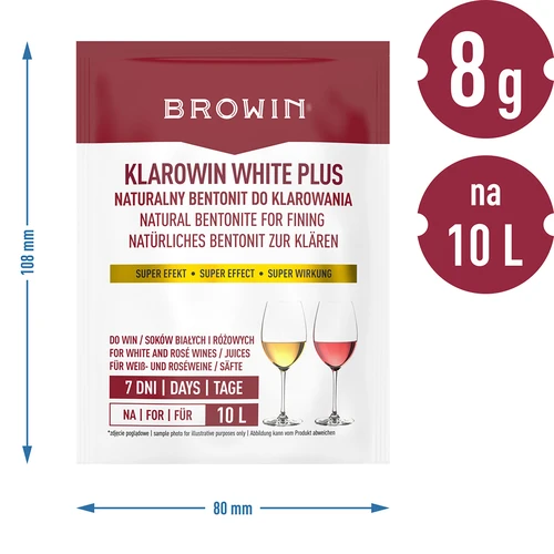 Klarowin White Plus - agente clarificante 8 g - 5
