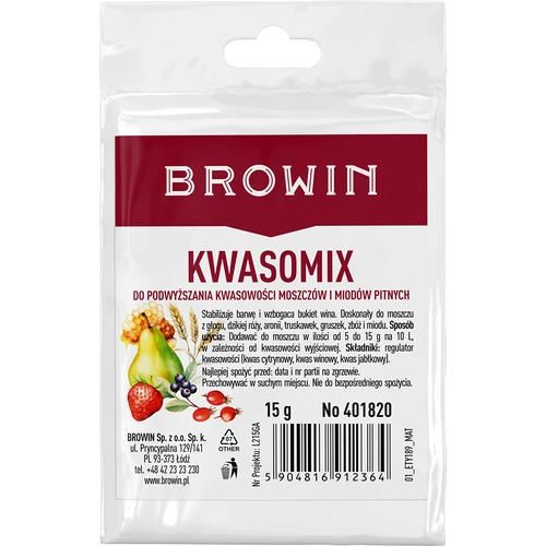 Kwasomix — regulador de acidez