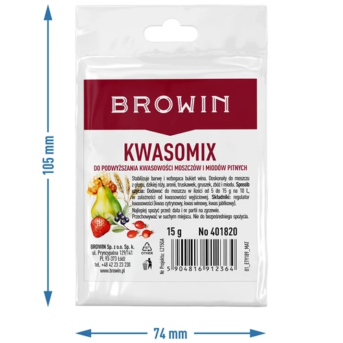 Kwasomix — regulador de acidez - 4