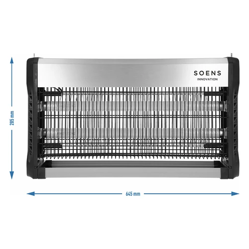 Lâmpada mata-insetos UVA 40 W, prateada - 4