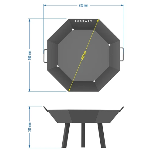 Lareira de jardim Ø 60 cm - estilo loft - 8