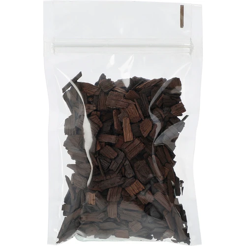 Lascas de carvalho de tosta forte para aromatizar bebidas alcoólicas (whisky, bourbon, brandy, conhaque, cerveja), 50 g