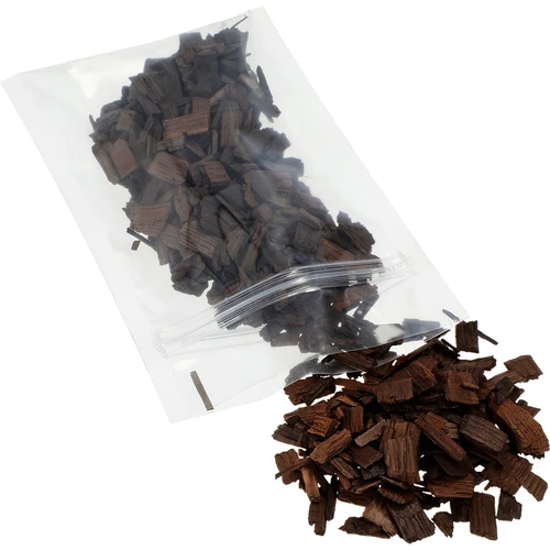 Lascas de carvalho de tosta forte para aromatizar bebidas alcoólicas (whisky, bourbon, brandy, conhaque, cerveja), 50 g - 3