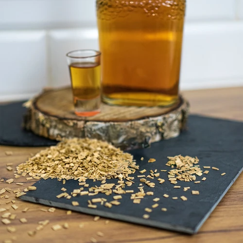 Lascas de carvalho naturais para aromatizar bebidas alcoólicas (whisky, vinho branco), 50 g - 9