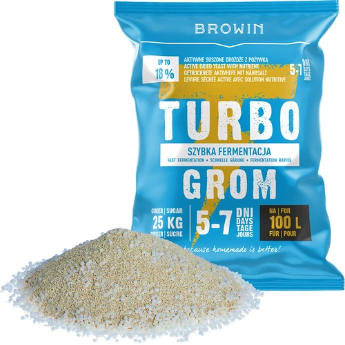 Levedura de destilação Turbo Grom 5–7 dias 100 L - 3