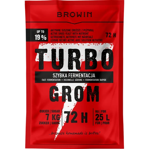 Levedura de Destilação Turbo Grom 72h
