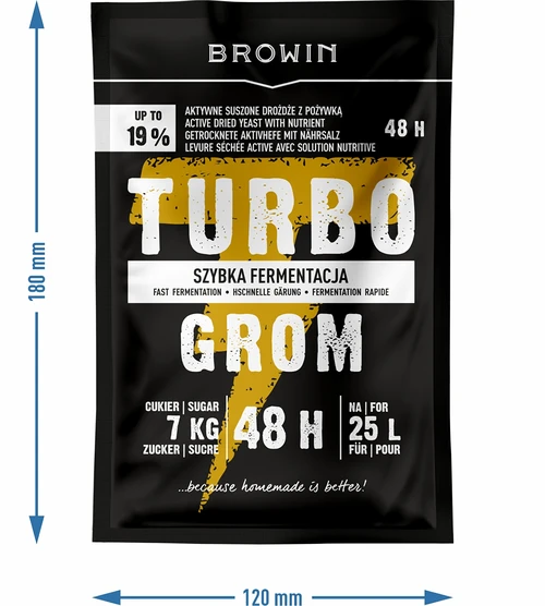 Levedura de destilaria Turbo Grom 48h - 4