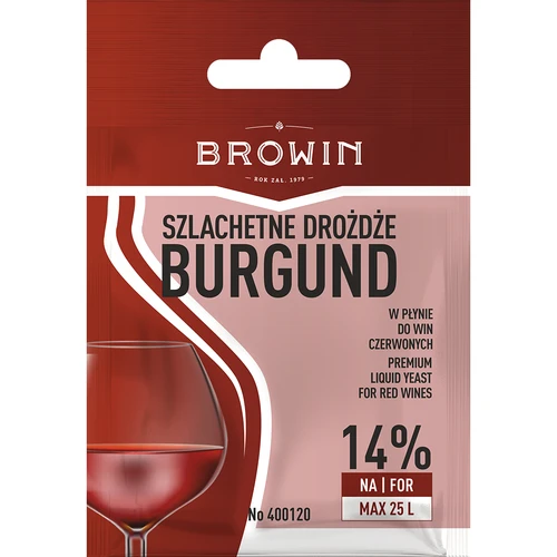 Levedura enológica Burgund, 20 ml