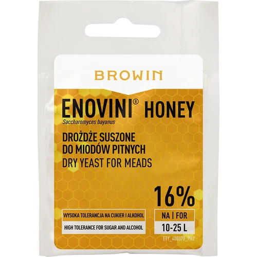 Levedura enológica Enovini® HONEY, 10 g