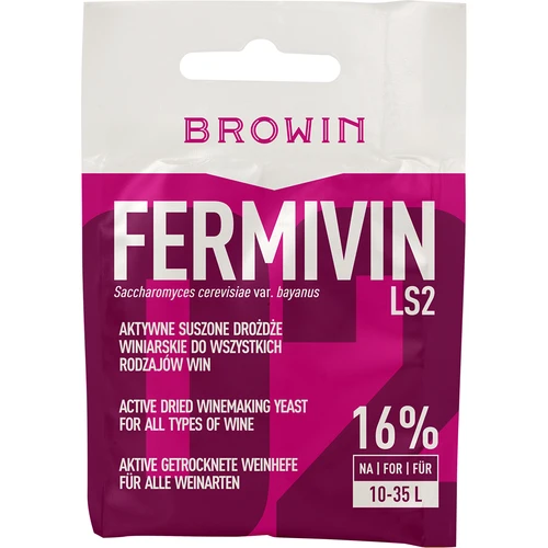 Levedura enológica Fermivin LS2, 7 g