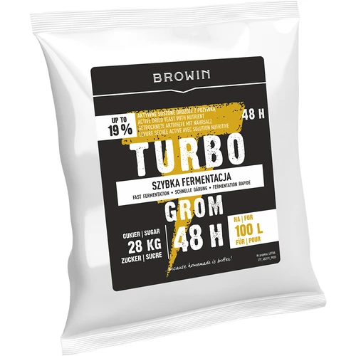 Levedura para destilação Turbo Grom 48 h – 100 L - 3