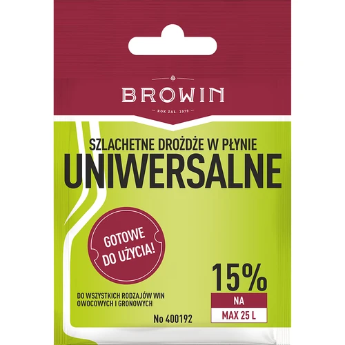 Levedura Vínica Universal sem propagação, 20 ml  - 1 