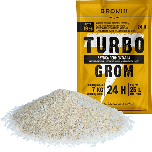 Leveduras Turbo Grom 24 h para destilação - 3