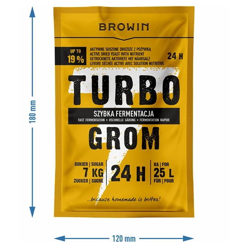 Leveduras Turbo Grom 24 h para destilação - 4