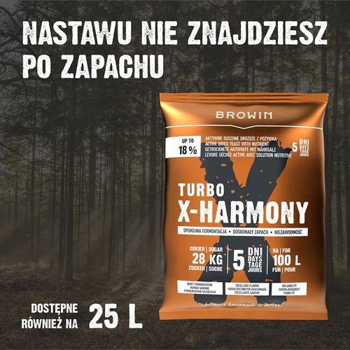Leveduras Turbo X-Harmony 18%, 100 L, 360 g - 7