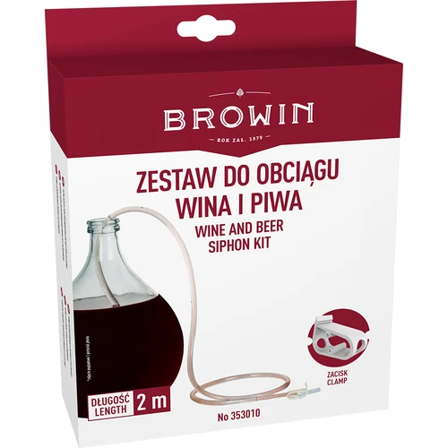 Mangueira de trasfega de vinho com pinça de bloqueio - 2